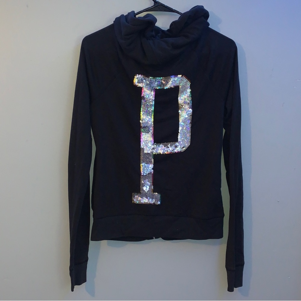 Vs sequin full zip